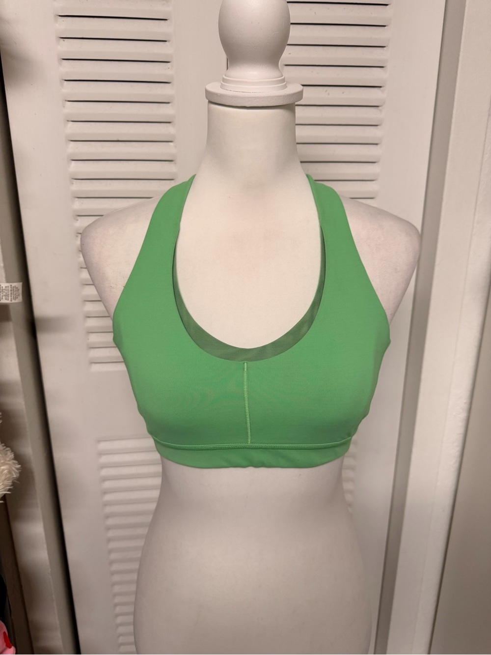 lululemon athletica Bright Green Scoop-Back Sports Bra